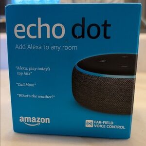 Amazon Echo Dot with Alexa - NIB - 3rd gen.